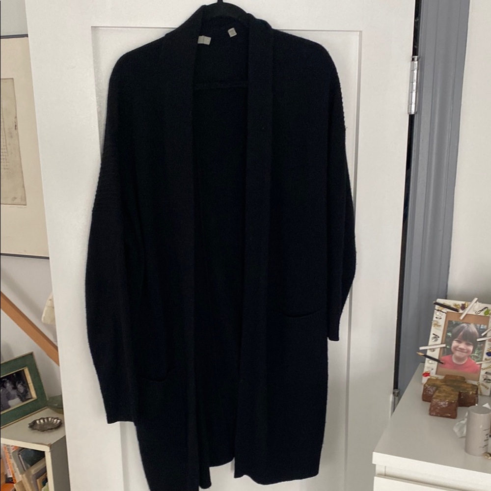 Vince Cozy Black Cardigan